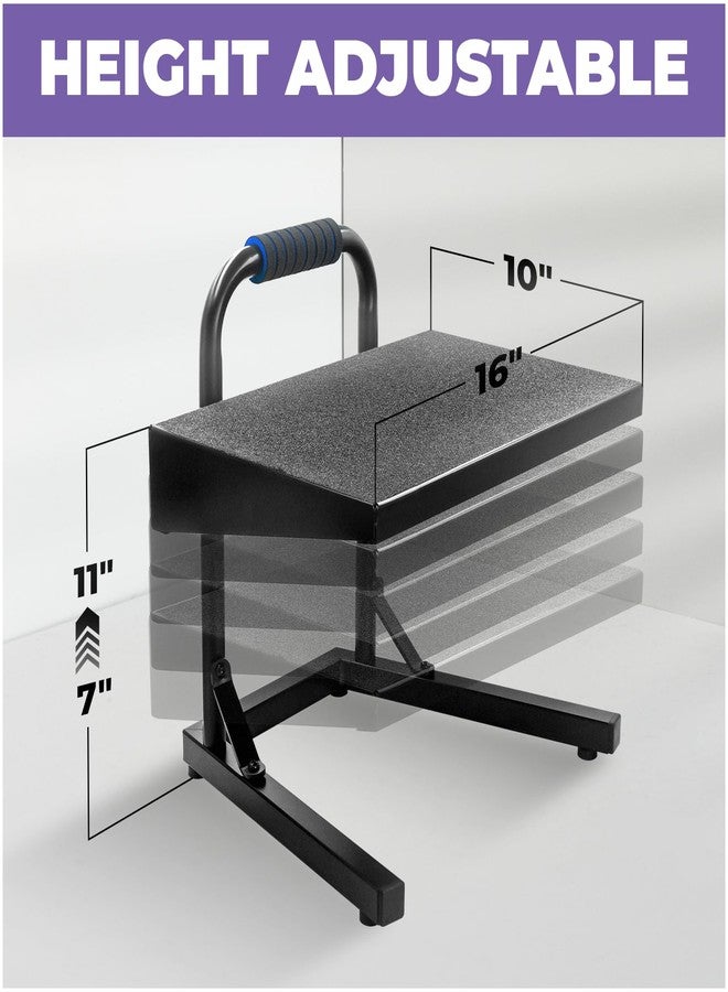 Liquid Stands مسند قدم مريح للجيتار من ليكويد ستاندز، يُوضع تحت المكتب للأطفال - مسند قدم مرتفع قابل لتعديل الارتفاع - مسند قدم للبيانو للمبتدئين - يعزز الراحة ويحسن وضعية الجسم لجلسات طويلة - Image 2